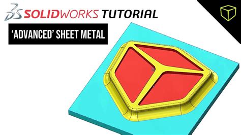 solidworks advanced sheet metal|solidworks sheet metal tools.